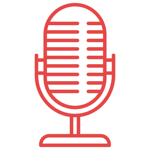 Image stylisée d'un microphone